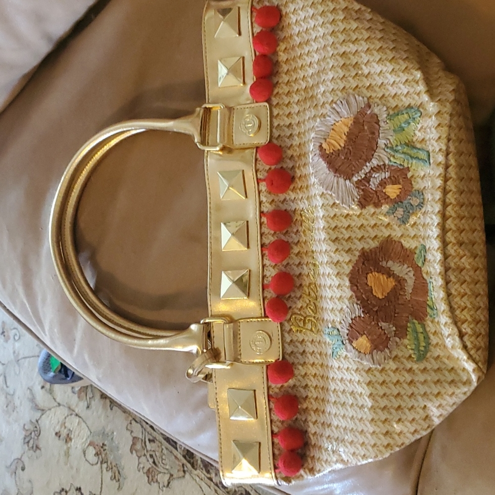 Beltsville Purse with pompoms